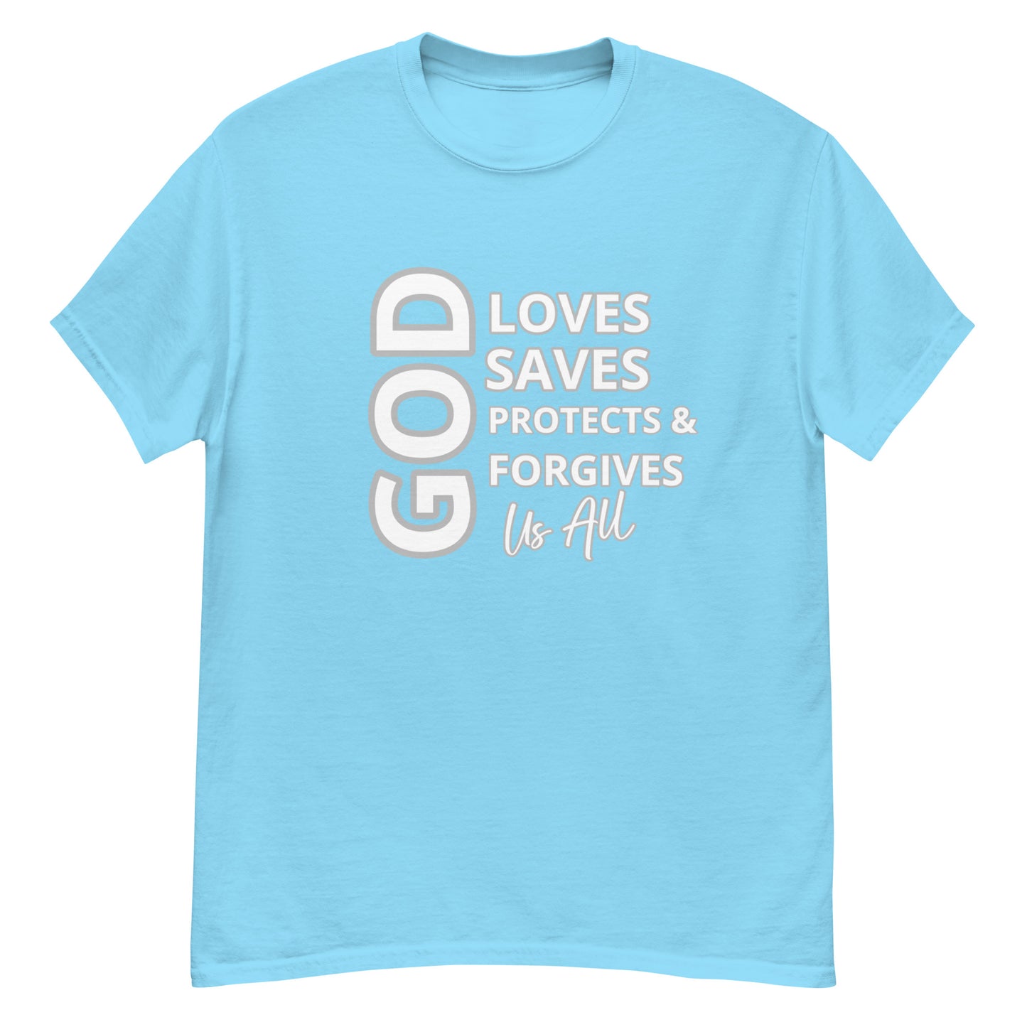 God Loves classic tee - Irie Vybyz Tees & Thingz