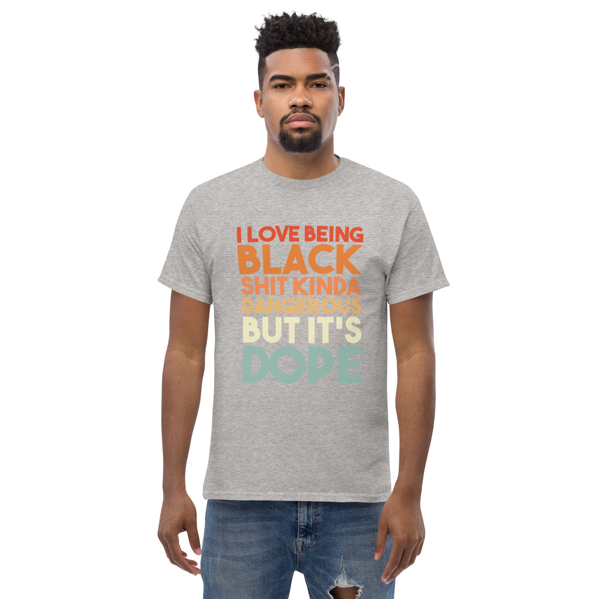 Being Black Is Dope Men's classic tee - Irie Vybyz Tees & Thingz