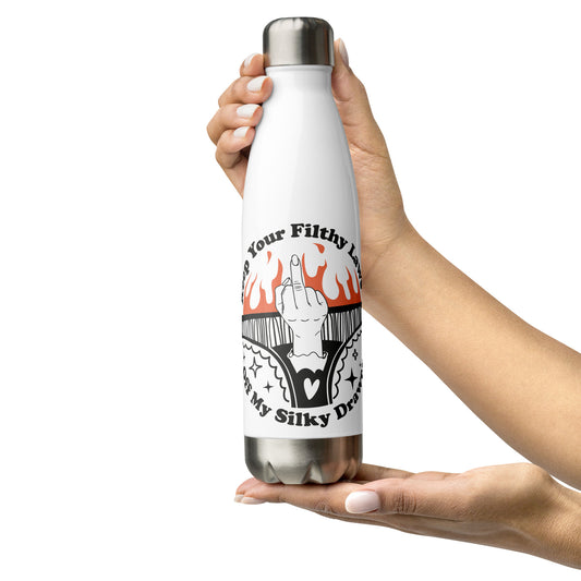 Keep Your Filthy Laws Off Stainless Steel Water Bottle - Irie Vybyz Tees & Thingz