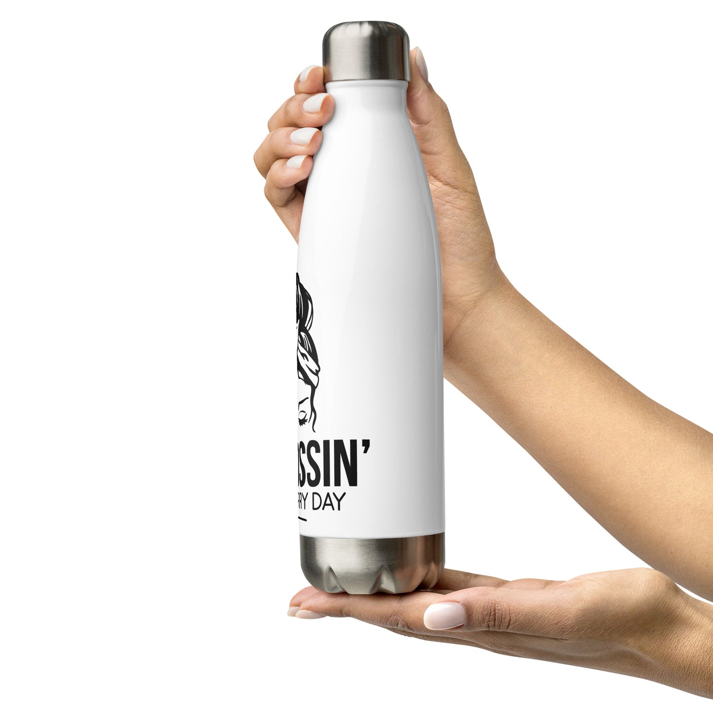 Girl Bossin Stainless Steel Water Bottle - Irie Vybyz Tees & Thingz