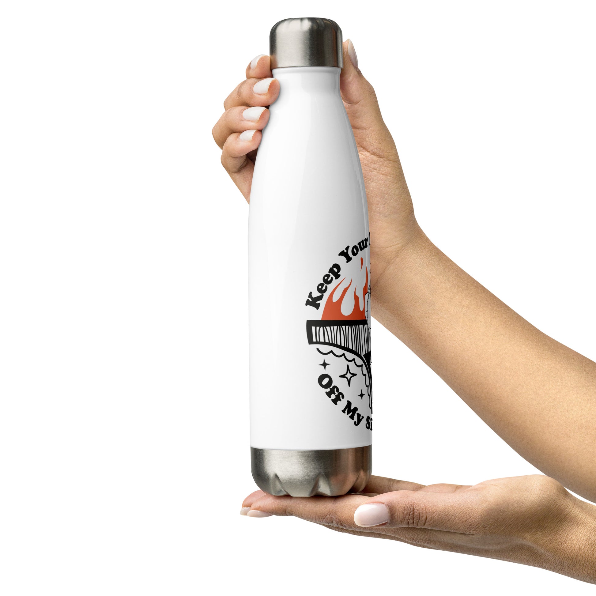 Keep Your Filthy Laws Off Stainless Steel Water Bottle - Irie Vybyz Tees & Thingz