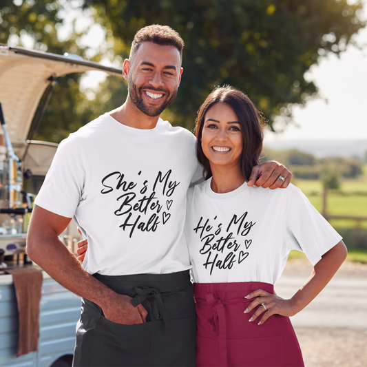 His and Hers Better Half Couples Set - Irie Vybyz Tees & Thingz