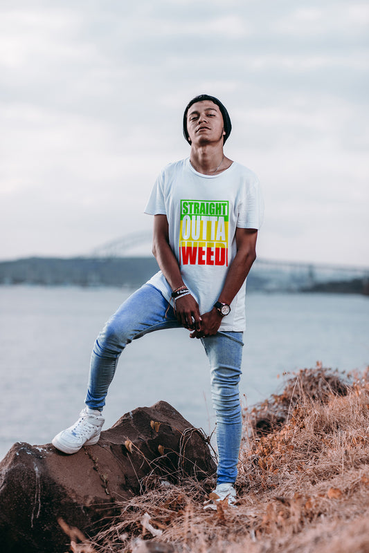 Straight Out Of Weed Tee - Irie Vybyz Tees & Thingz