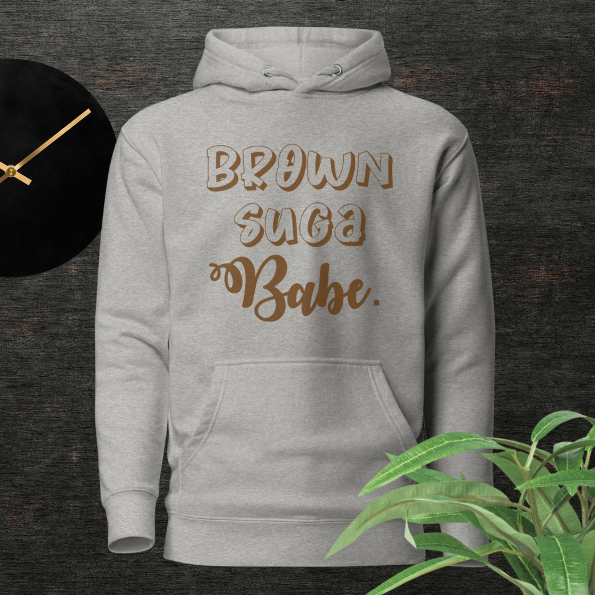 Brown Suga Babe Hoodie - Irie Vybyz Tees & Thingz