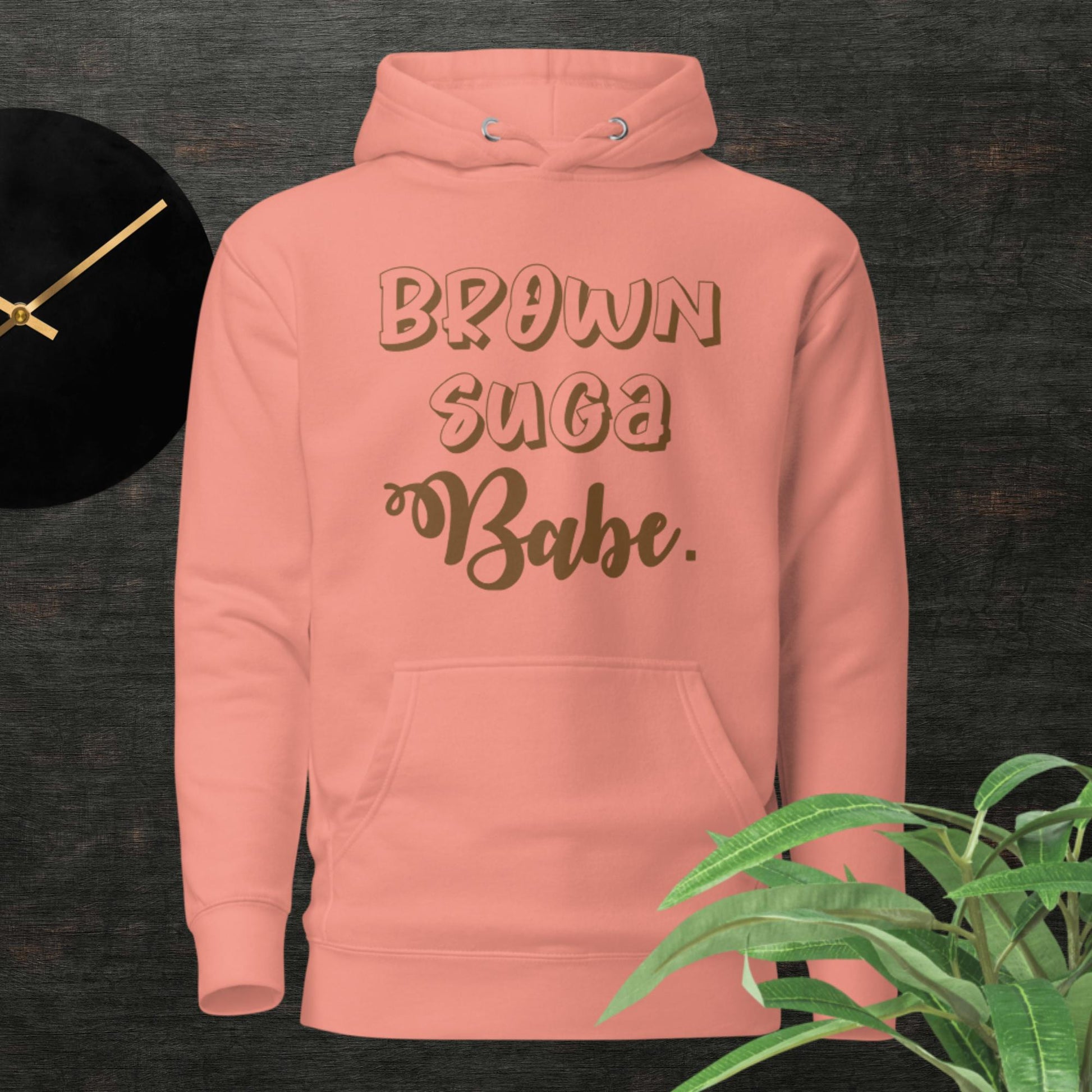 Brown Suga Babe Hoodie - Irie Vybyz Tees & Thingz