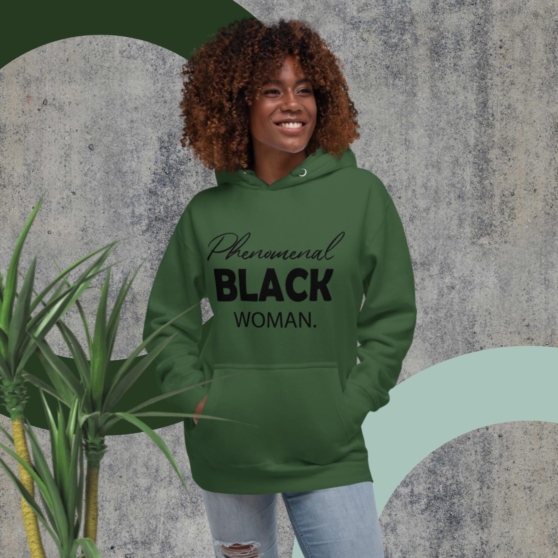 Phenomenal Black Woman Hoodie - Irie Vybyz Tees & Thingz