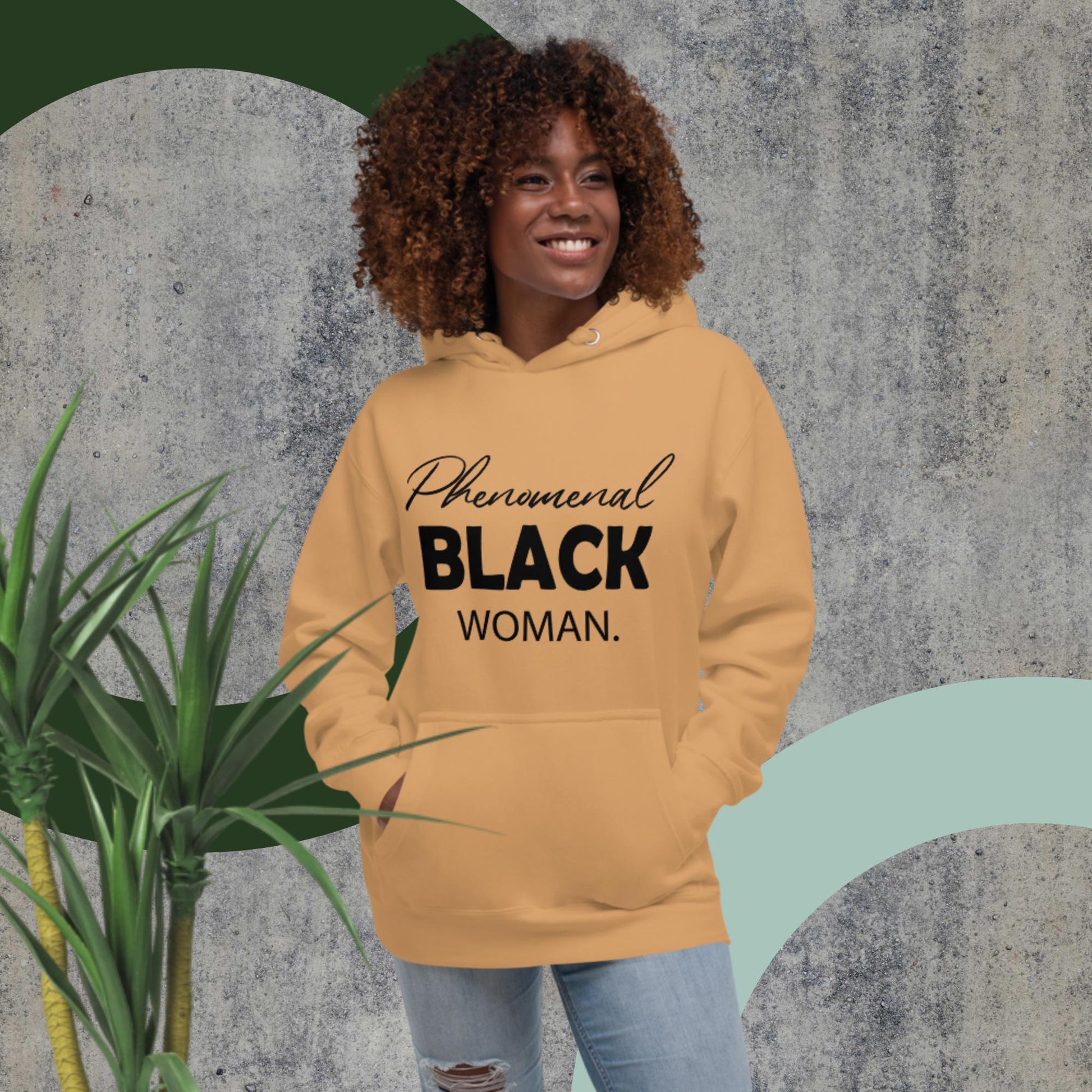 Phenomenal Black Woman Hoodie - Irie Vybyz Tees & Thingz