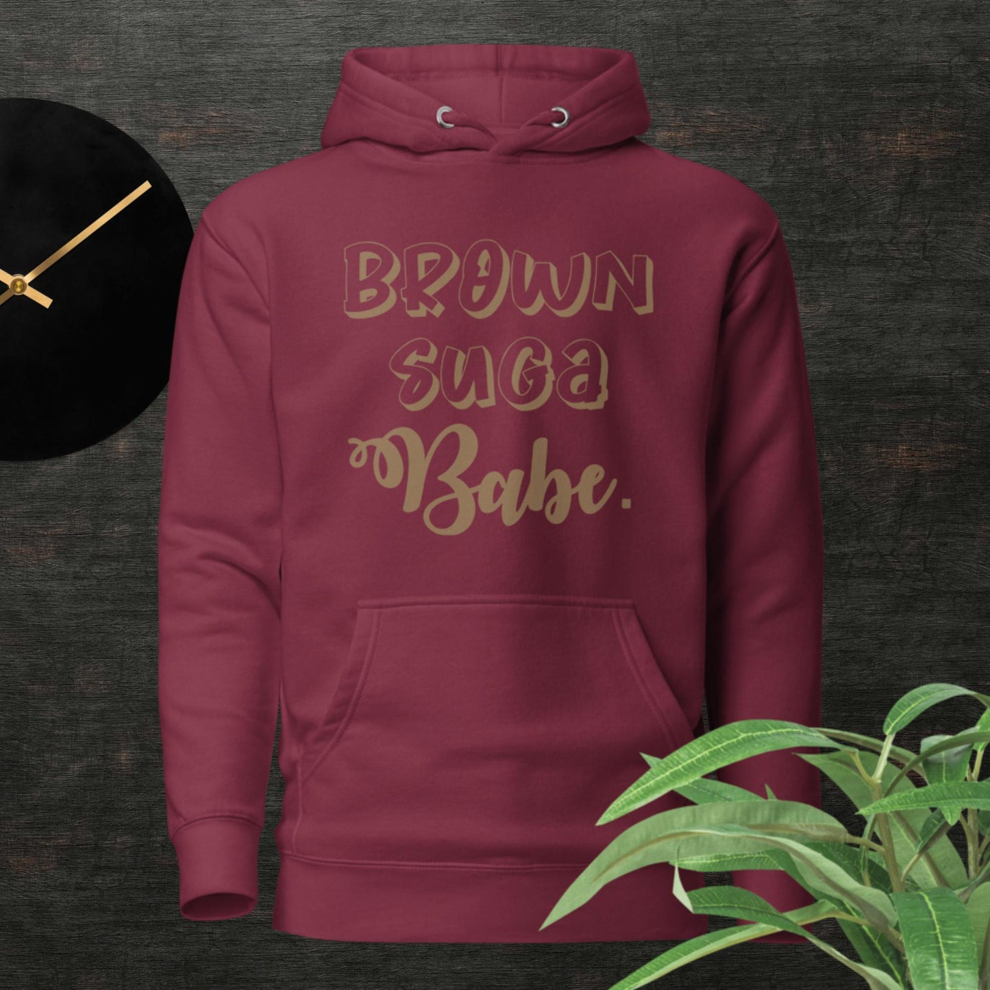 Brown Suga Babe Hoodie - Irie Vybyz Tees & Thingz