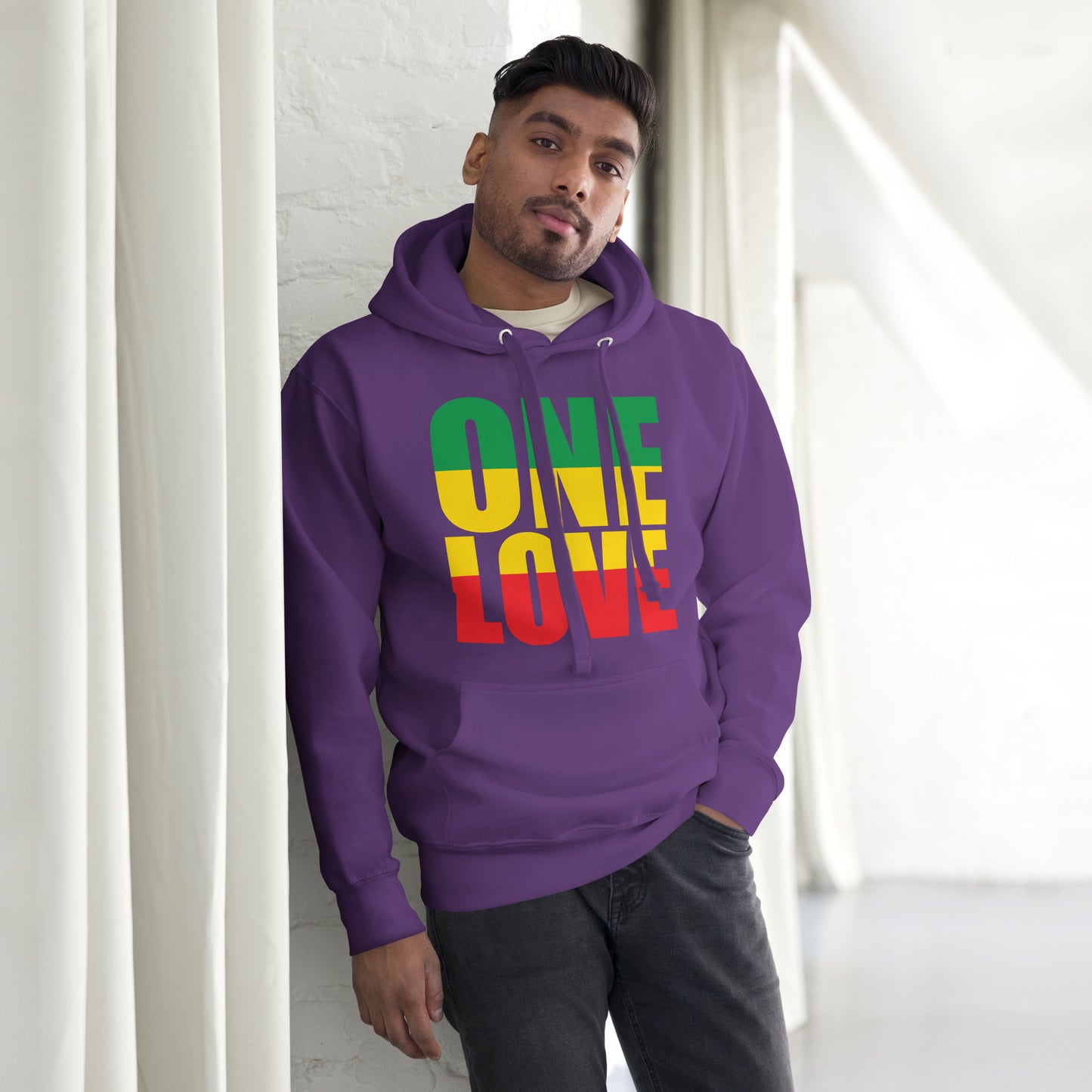 One Love Unisex Hoodie - Irie Vybyz Tees & Thingz