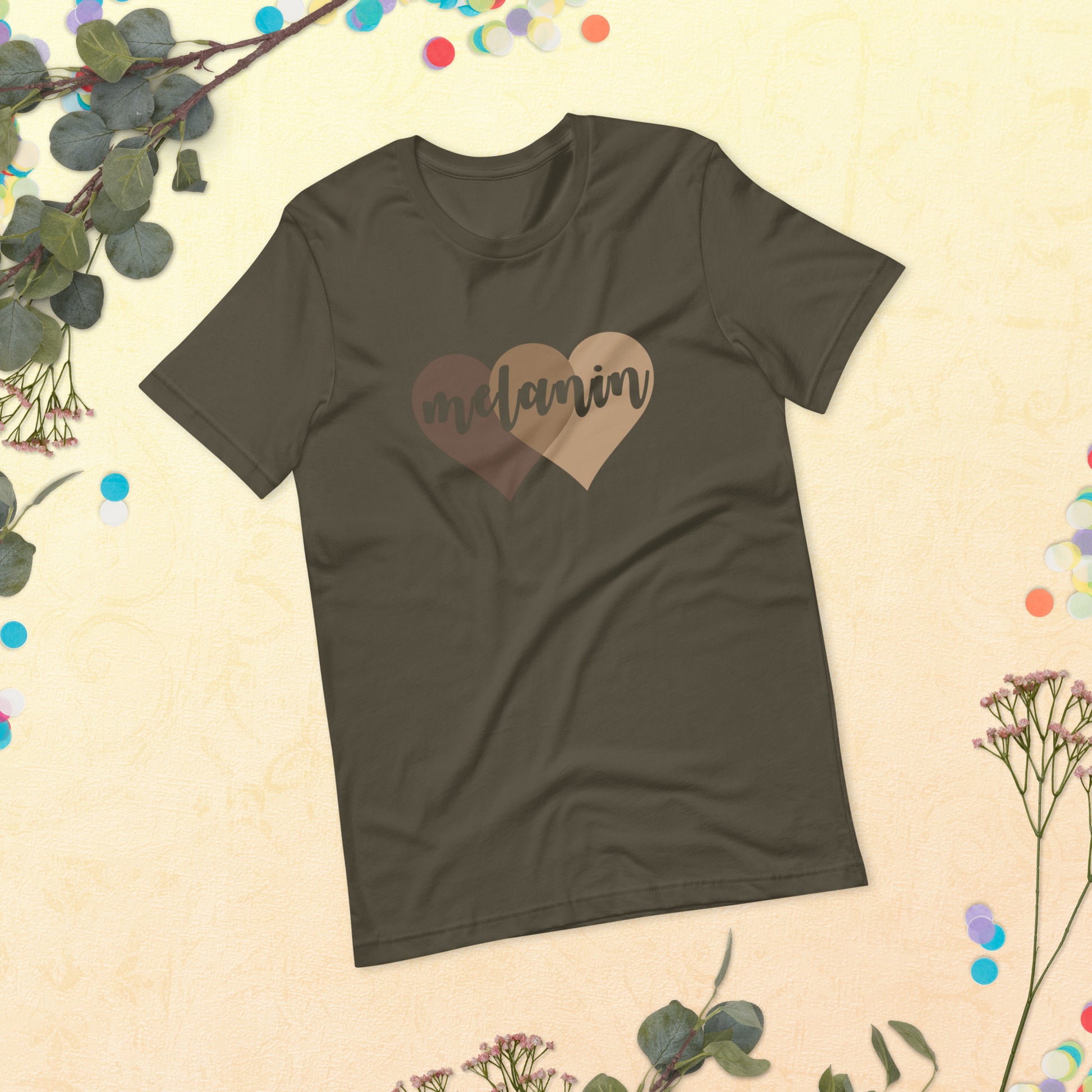 Melanin Hearts T-shirt - Irie Vybyz Tees & Thingz