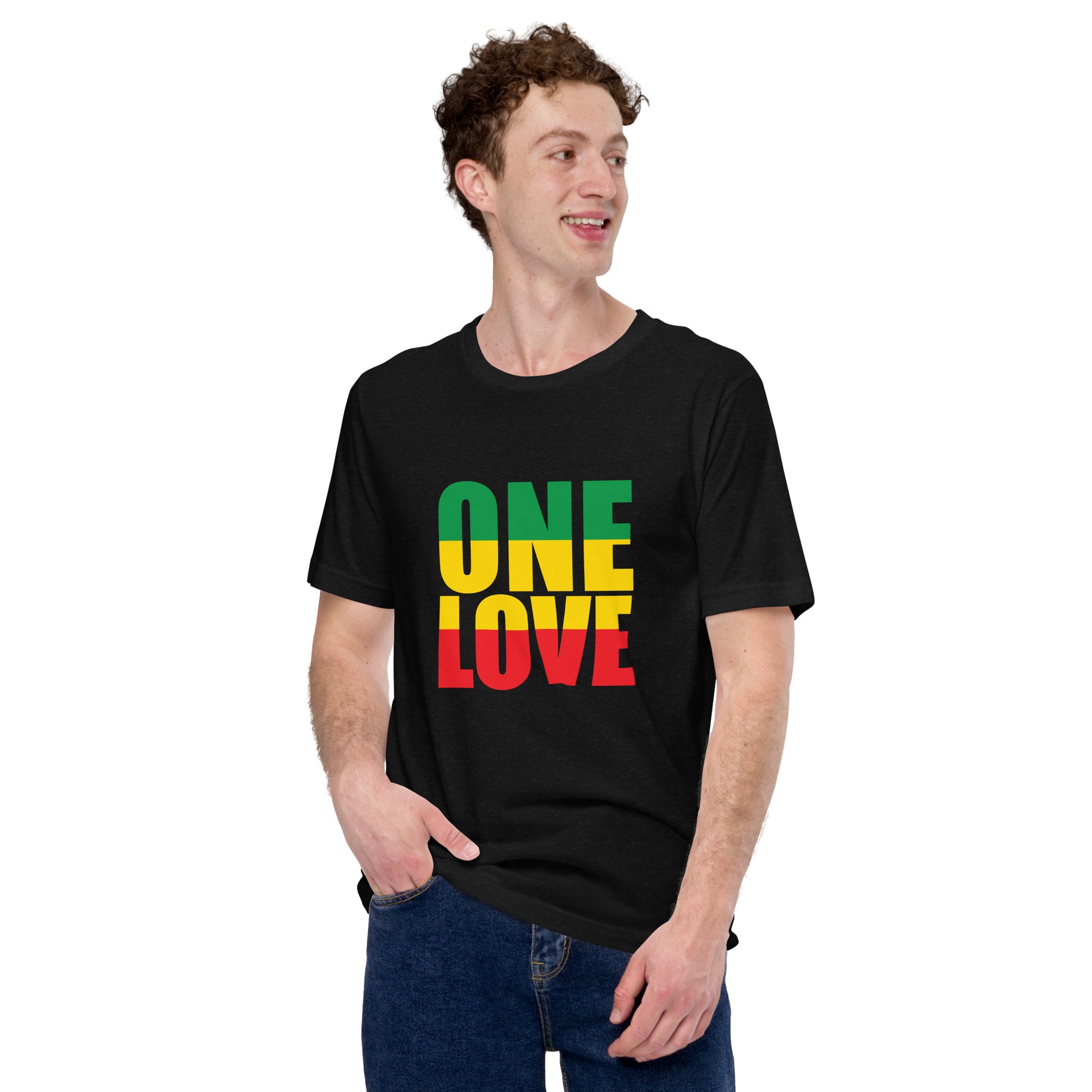 One Love Unisex t-shirt - Irie Vybyz Tees & Thingz