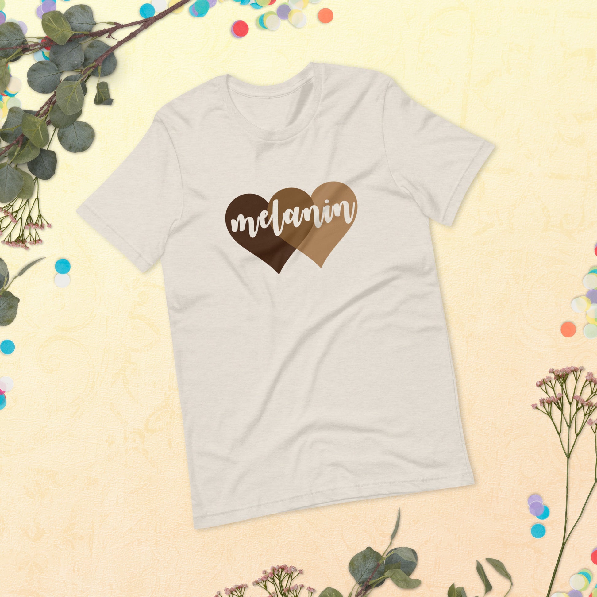 Melanin Hearts T-shirt - Irie Vybyz Tees & Thingz