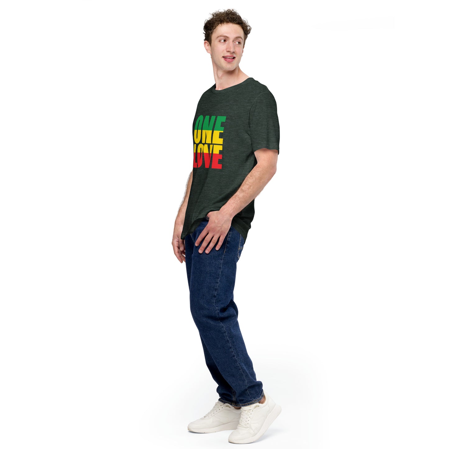 One Love Unisex t-shirt - Irie Vybyz Tees & Thingz