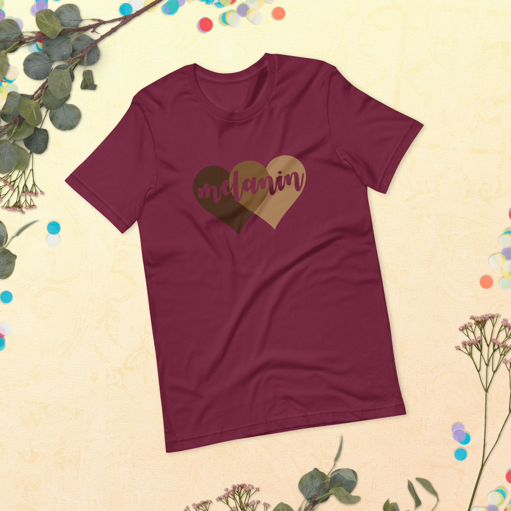 Melanin Hearts T-shirt - Irie Vybyz Tees & Thingz