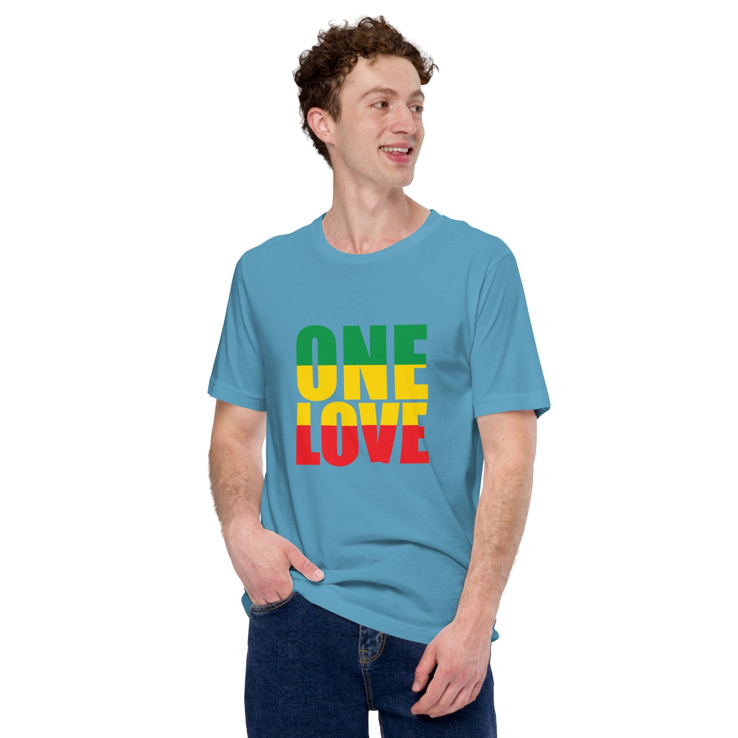 One Love Unisex t-shirt - Irie Vybyz Tees & Thingz