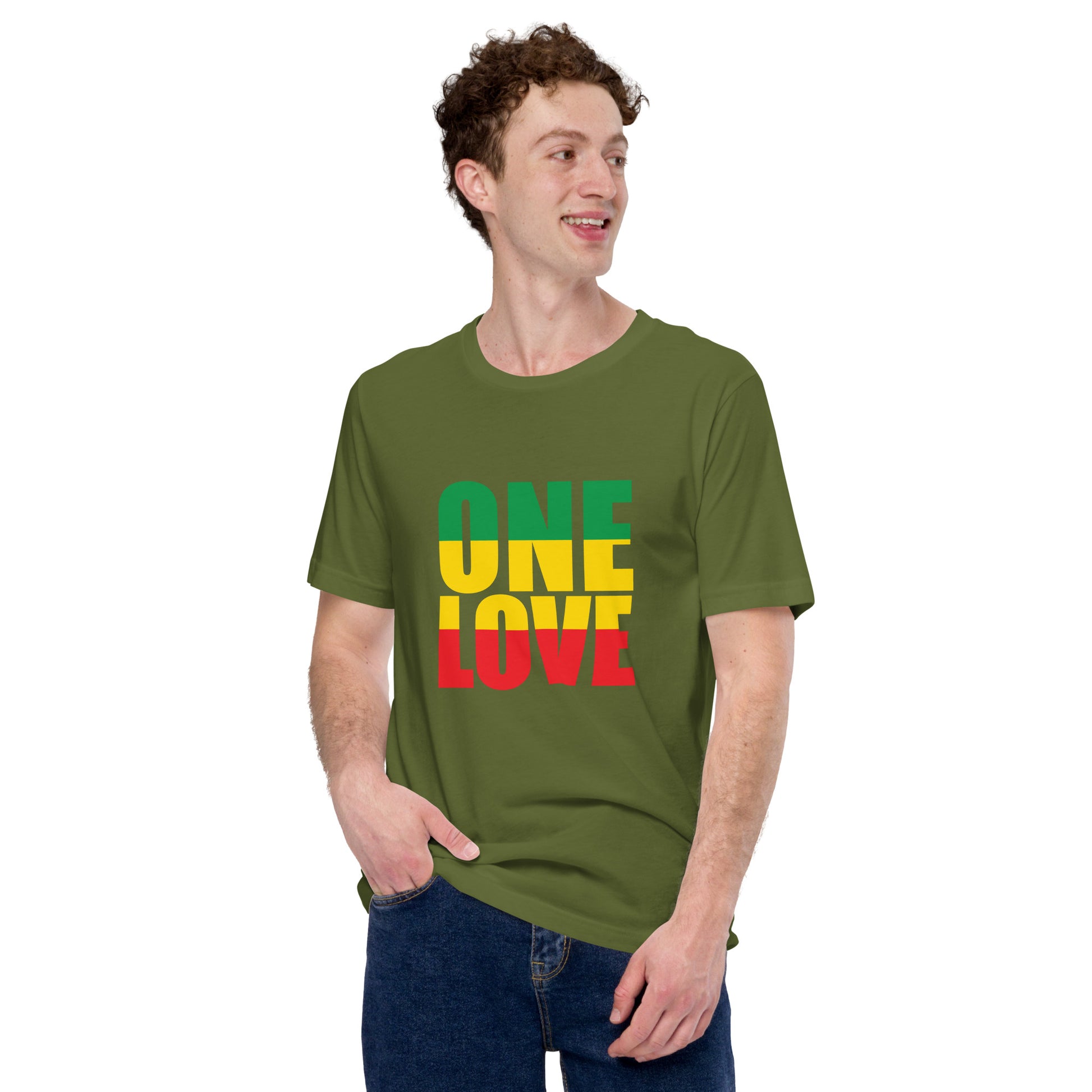 One Love Unisex t-shirt - Irie Vybyz Tees & Thingz