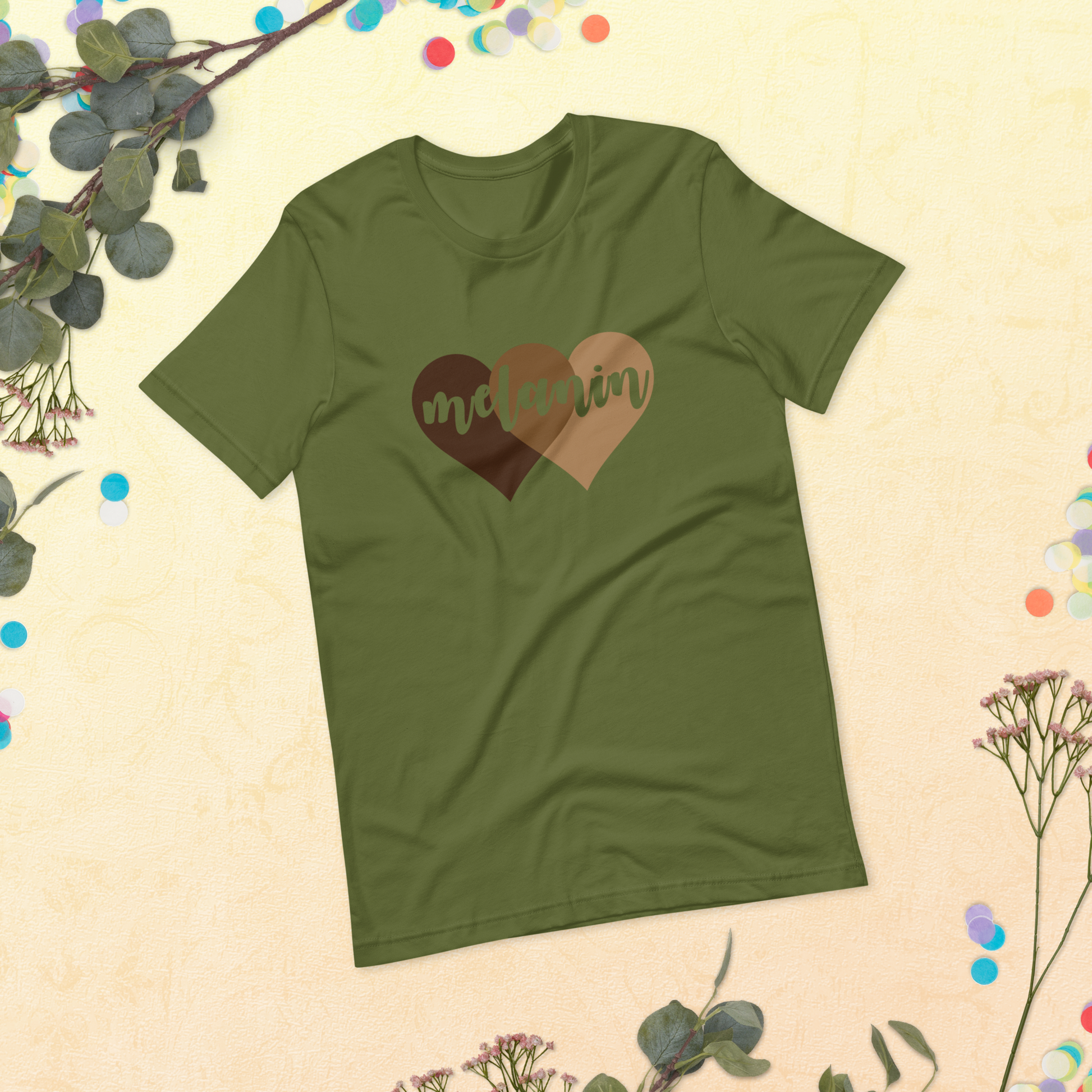 Melanin Hearts T-shirt - Irie Vybyz Tees & Thingz