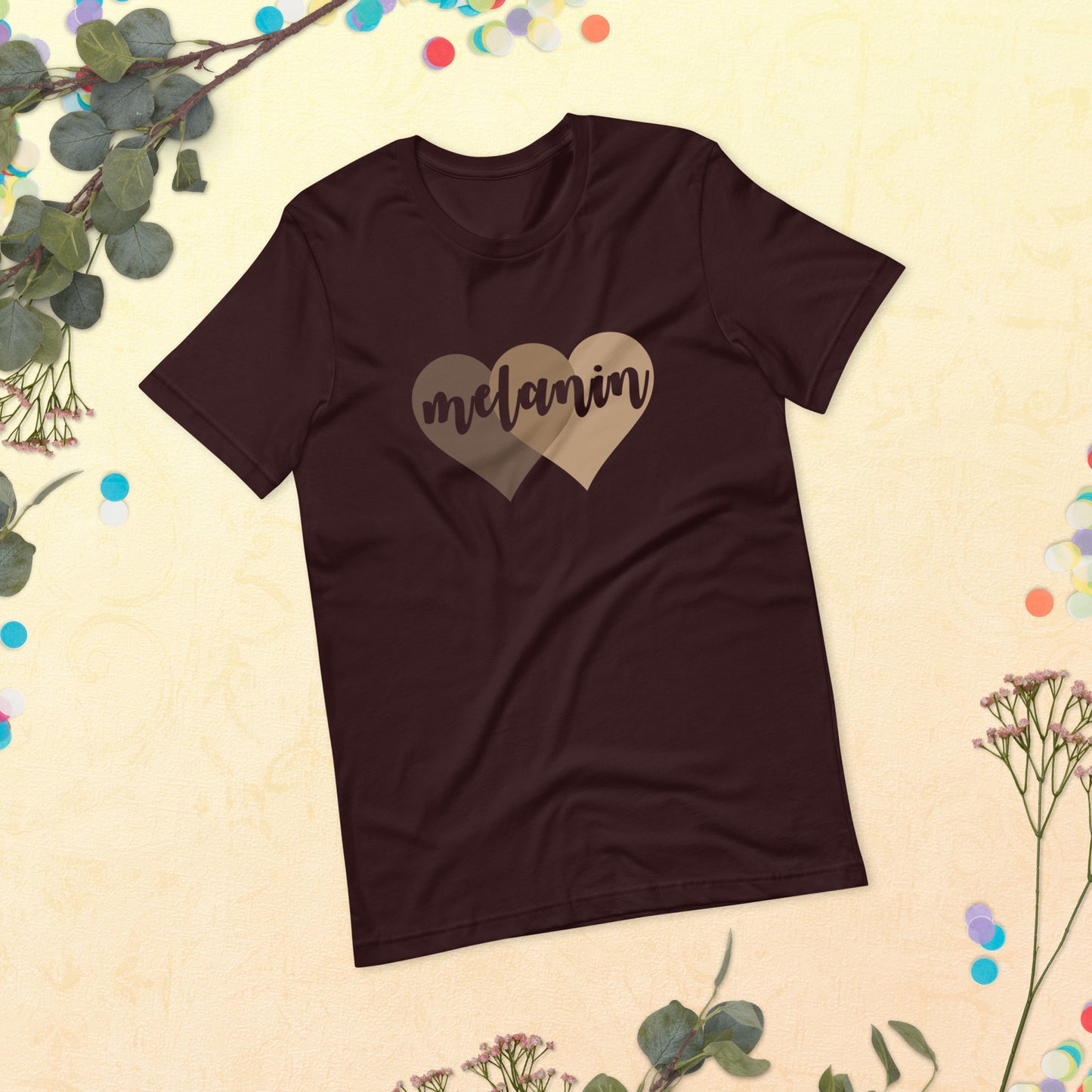 Melanin Hearts T-shirt - Irie Vybyz Tees & Thingz