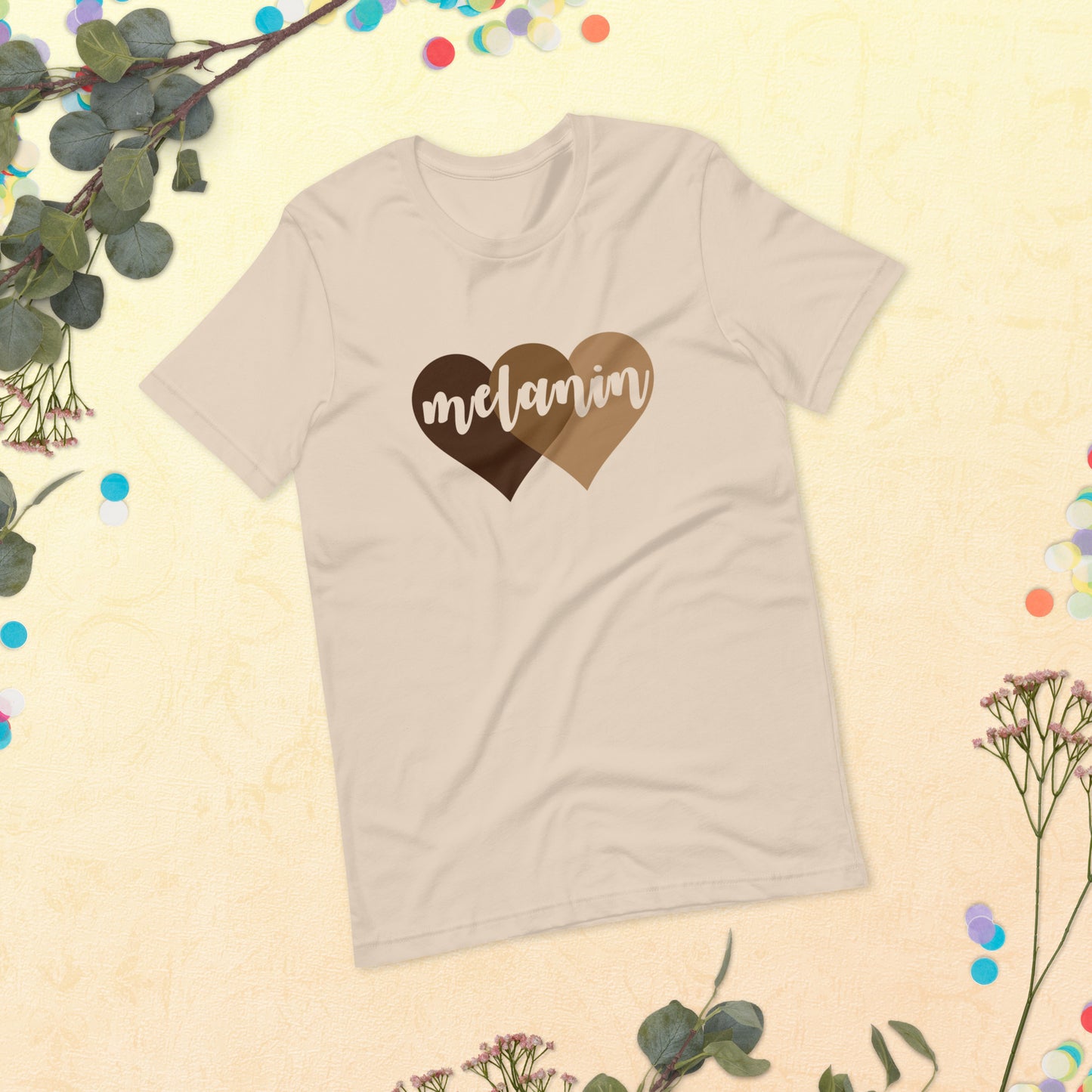 Melanin Hearts T-shirt - Irie Vybyz Tees & Thingz