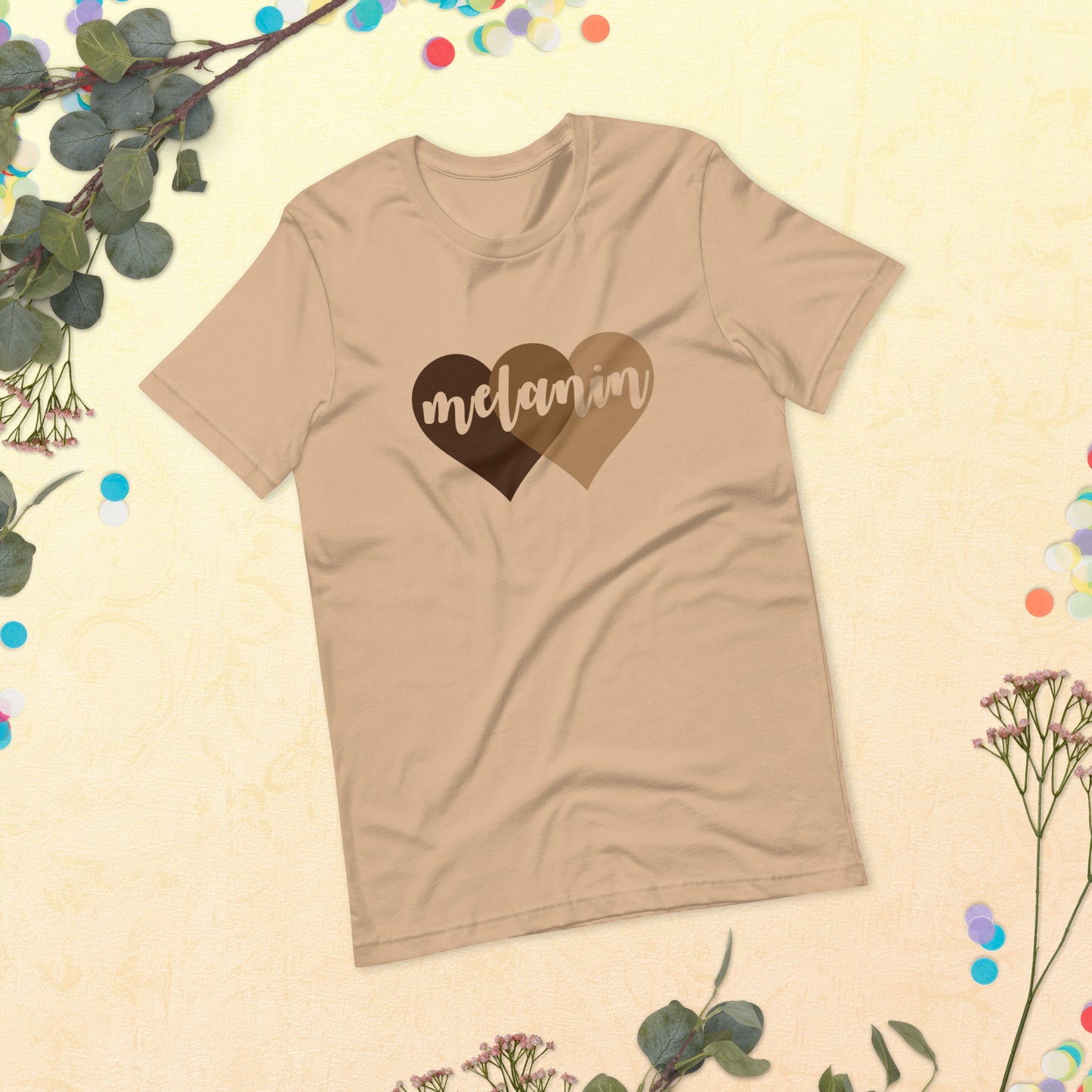 Melanin Hearts T-shirt - Irie Vybyz Tees & Thingz