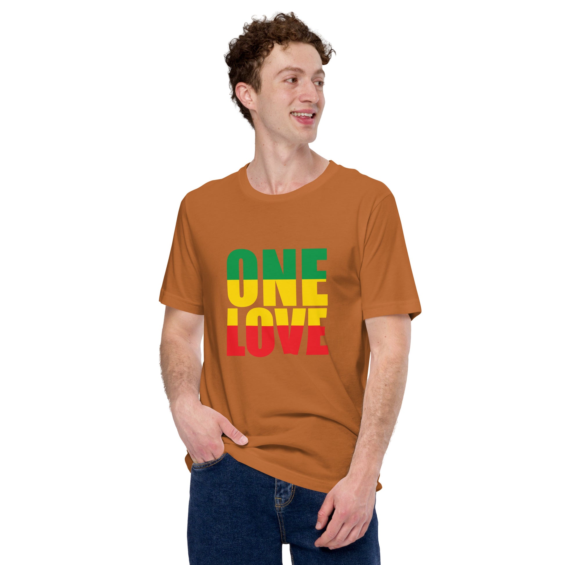 One Love Unisex t-shirt - Irie Vybyz Tees & Thingz