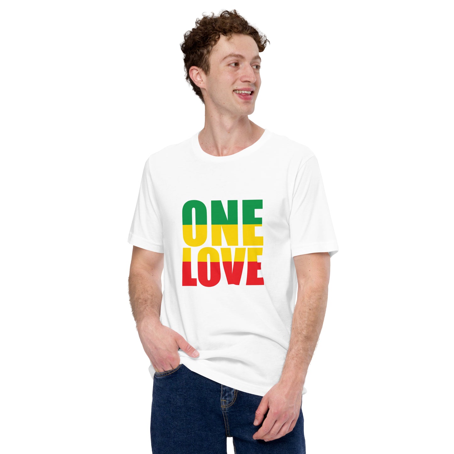 One Love Unisex t-shirt - Irie Vybyz Tees & Thingz