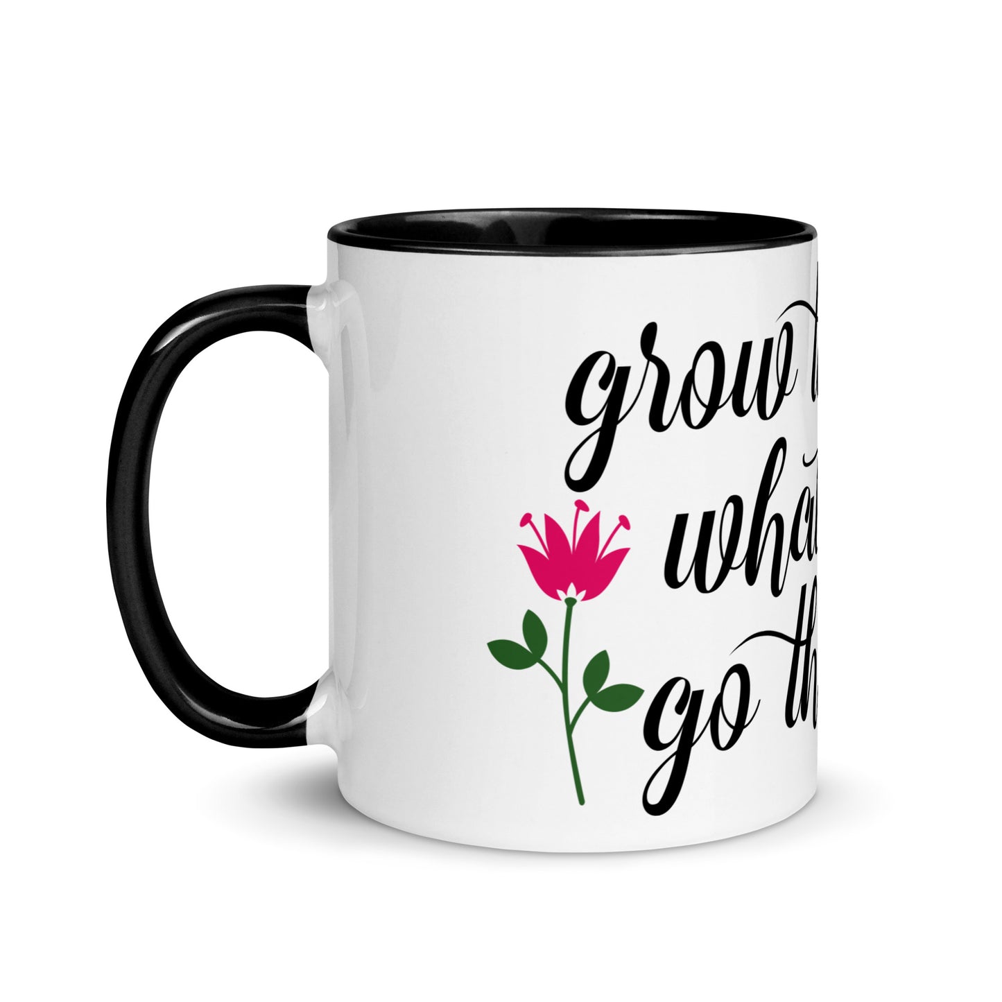 Grow Through What You Go Through Mug - Irie Vybyz Tees & Thingz