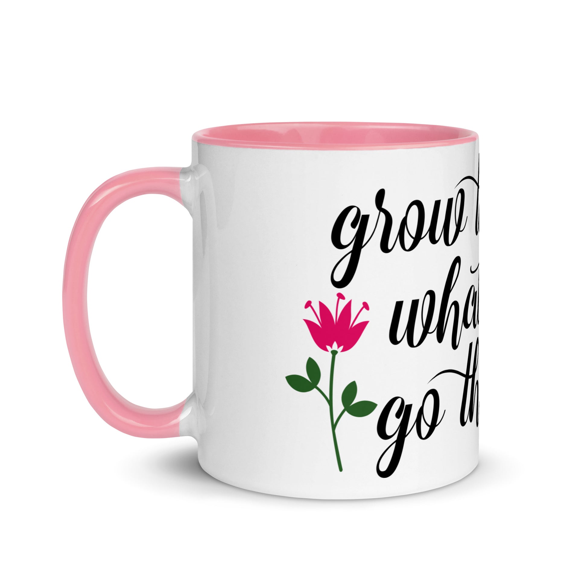 Grow Through What You Go Through Mug - Irie Vybyz Tees & Thingz