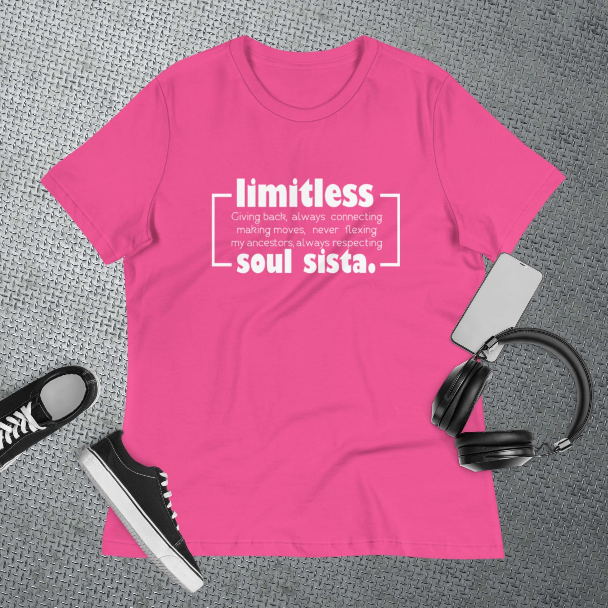 Limitless Soul Sista Women's Relaxed T-Shirt - Irie Vybyz Tees & Thingz