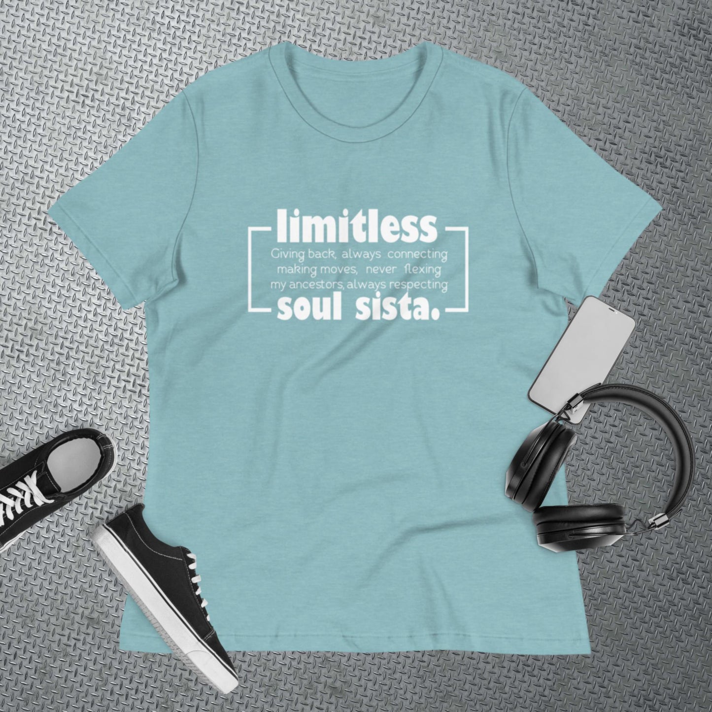 Limitless Soul Sista Women's Relaxed T-Shirt - Irie Vybyz Tees & Thingz