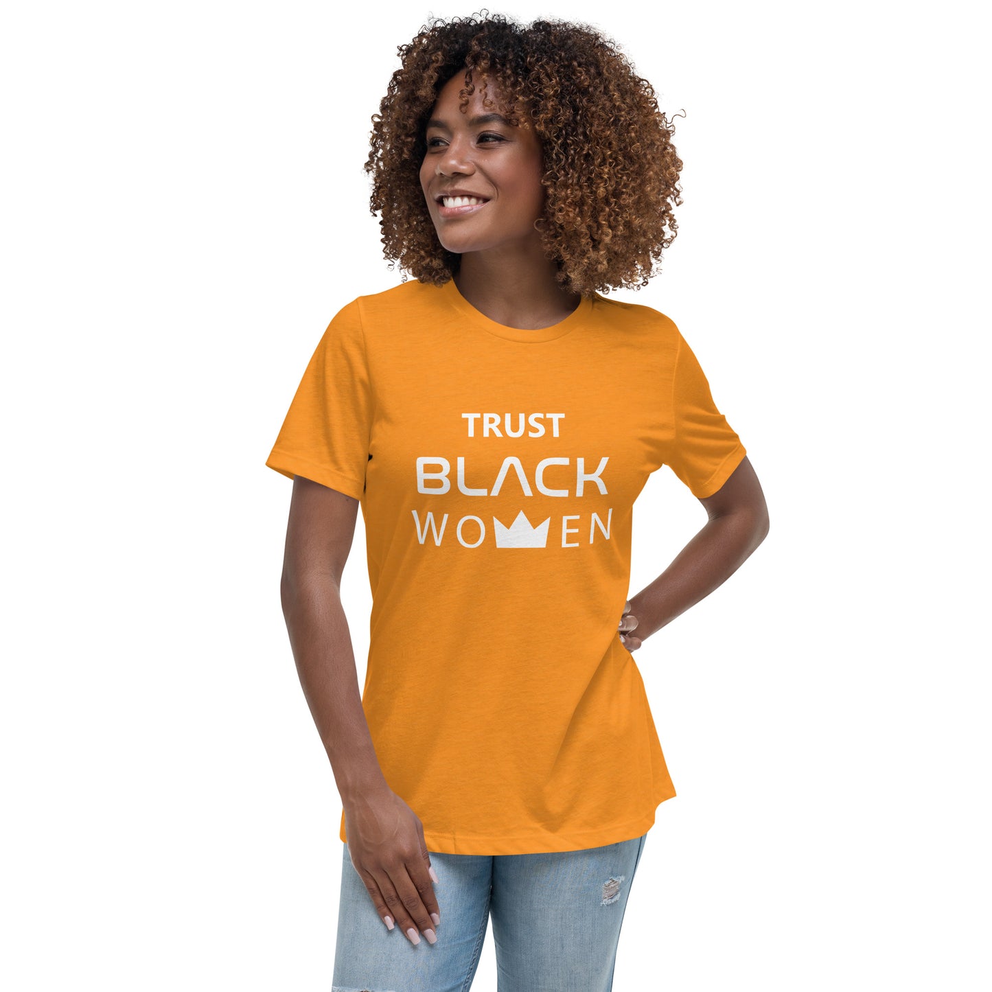 Trust Black Women Relaxed T-Shirt - Irie Vybyz Tees & Thingz