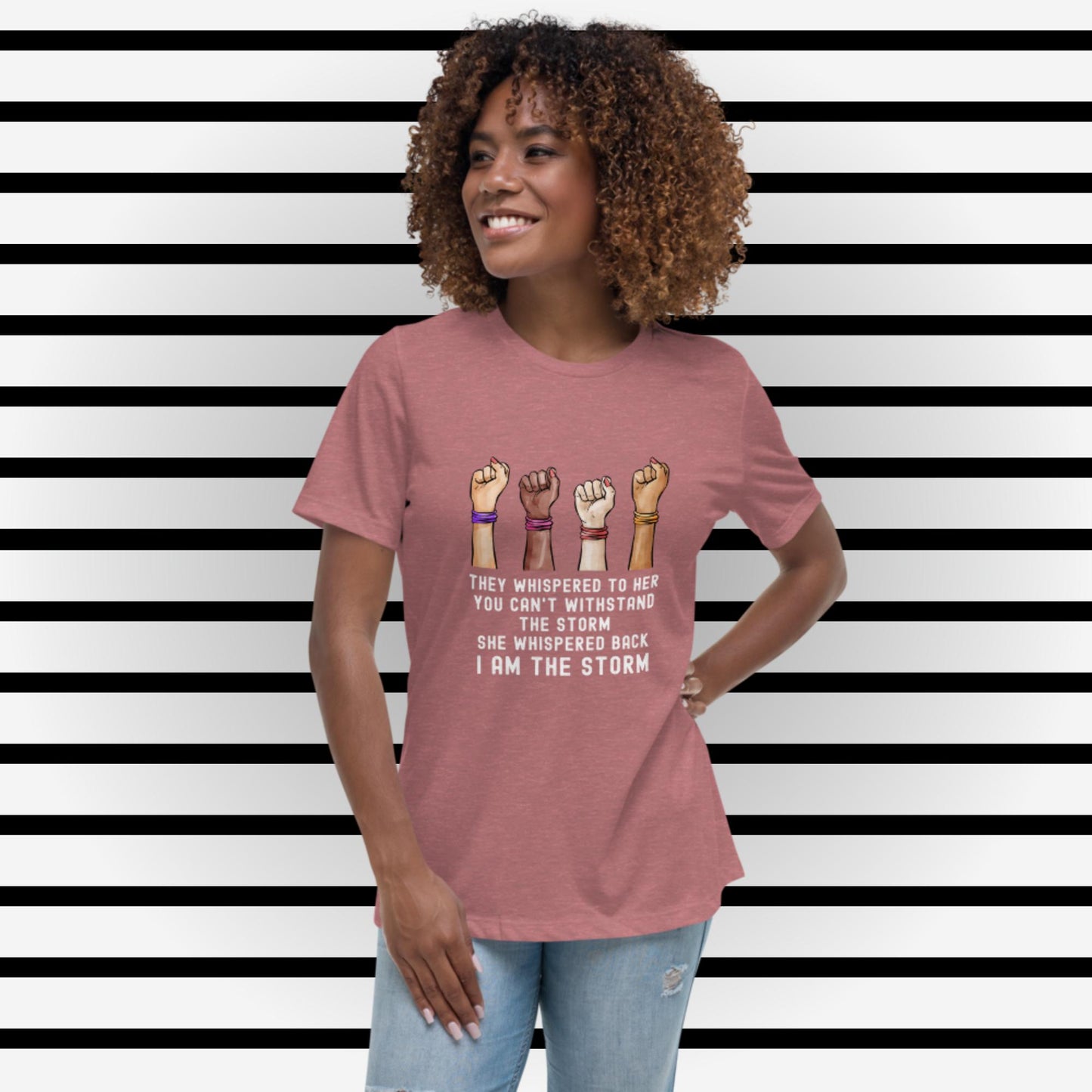 I Am The Storm Women's Relaxed T-Shirt - Irie Vybyz Tees & Thingz