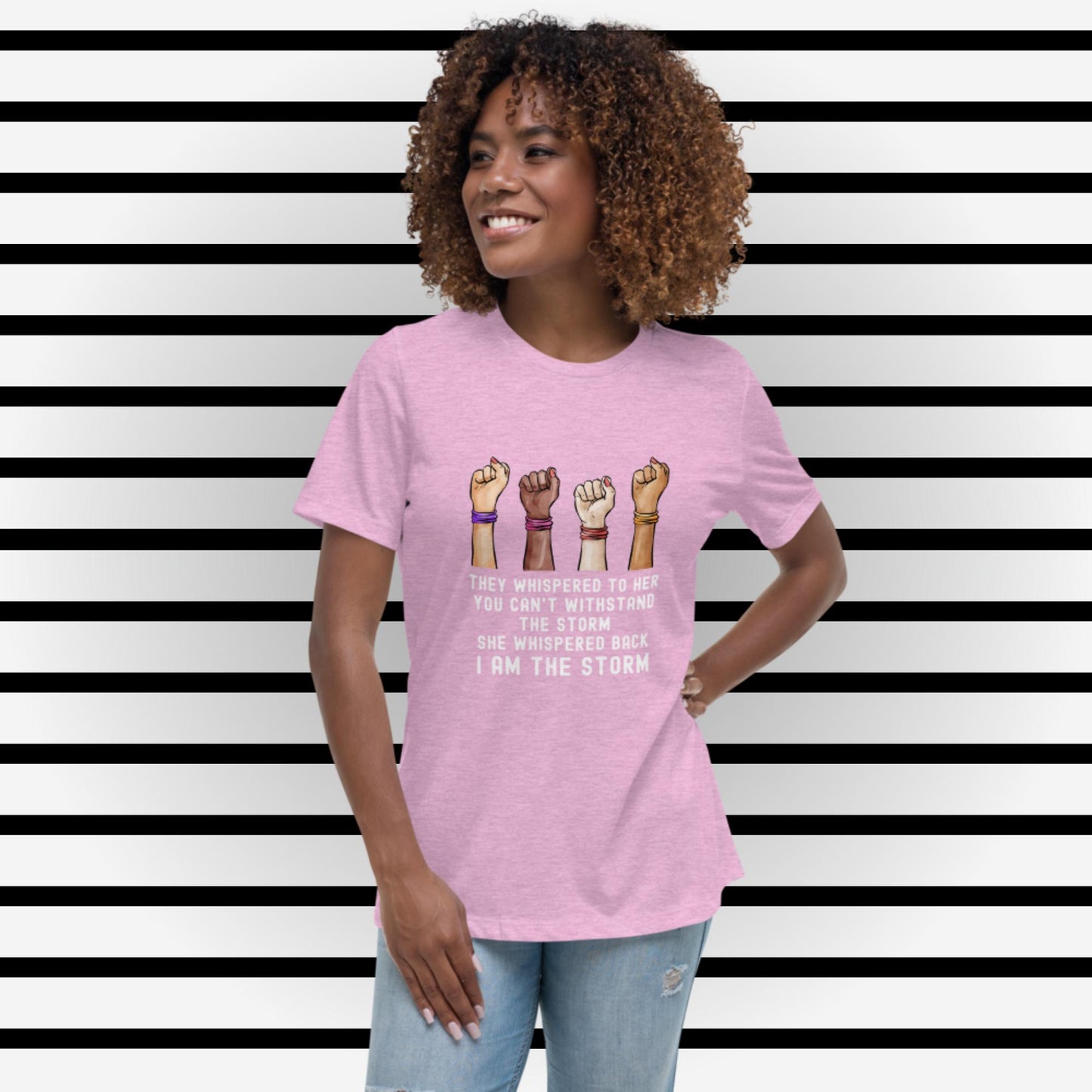 I Am The Storm Women's Relaxed T-Shirt - Irie Vybyz Tees & Thingz