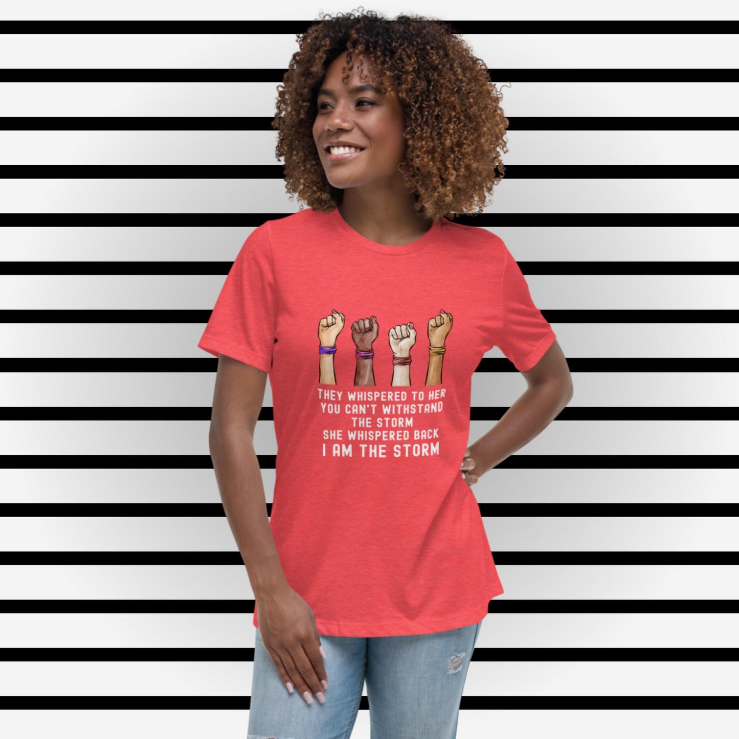 I Am The Storm Women's Relaxed T-Shirt - Irie Vybyz Tees & Thingz