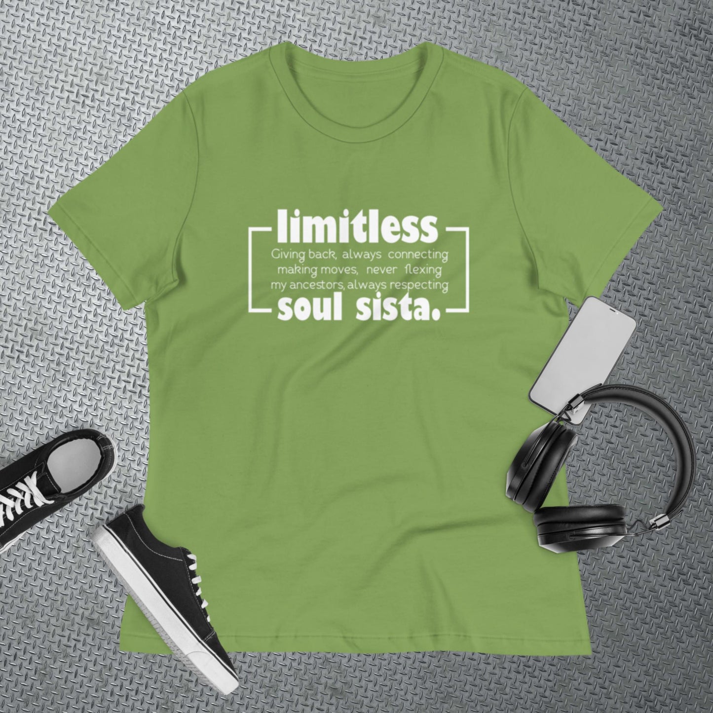 Limitless Soul Sista Women's Relaxed T-Shirt - Irie Vybyz Tees & Thingz