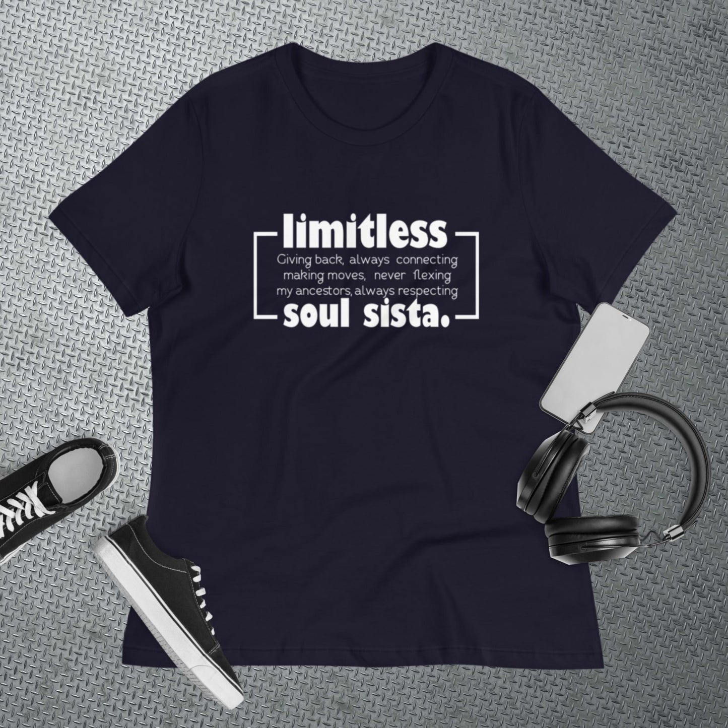 Limitless Soul Sista Women's Relaxed T-Shirt - Irie Vybyz Tees & Thingz