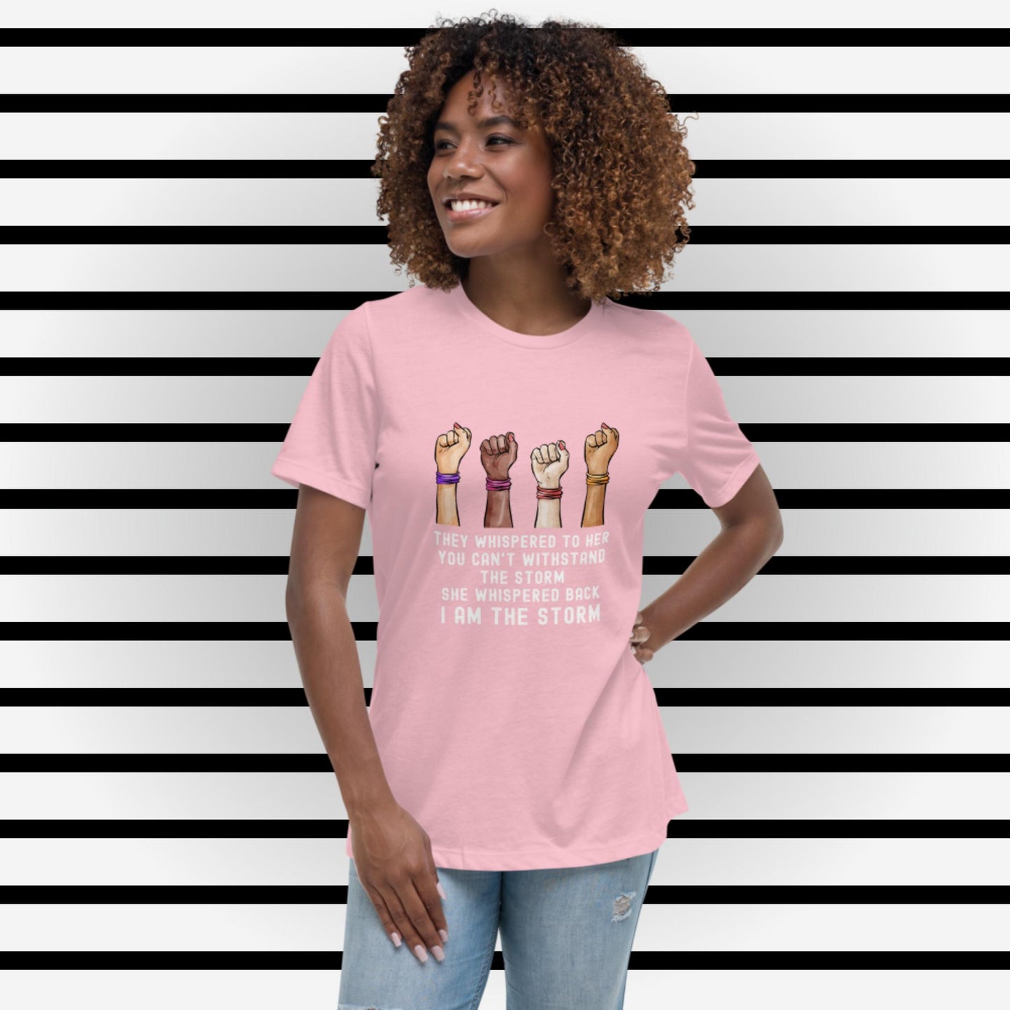 I Am The Storm Women's Relaxed T-Shirt - Irie Vybyz Tees & Thingz