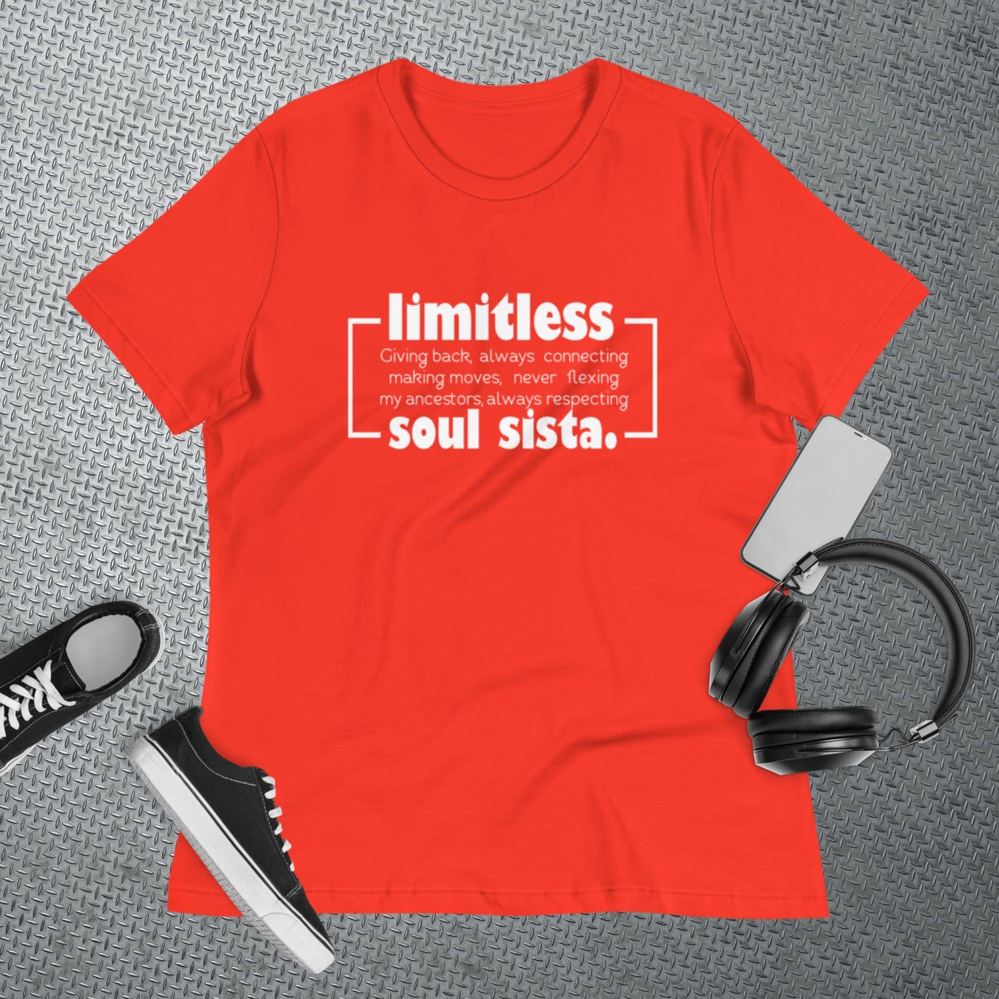 Limitless Soul Sista Women's Relaxed T-Shirt - Irie Vybyz Tees & Thingz